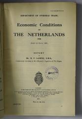 Ibk 151 : Economic conditions in the Netherlands (1931; 1932; 1933)