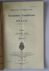 Ibl 231 : Economic conditions in Spain (1930)