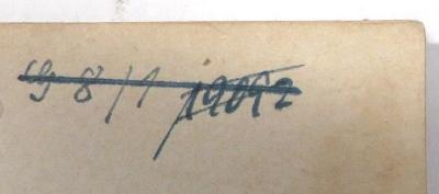 - (NSDAP-Gauarchiv und -museum Südhannover-Braunschweig), Von Hand: Signatur; '19092'. 