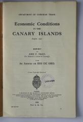 Ibl 232 : Economic conditions in the Canary Islands (1931)