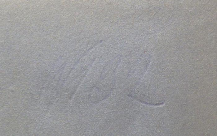 - (unbekannt), Von Hand: ; '[...] 92'. 