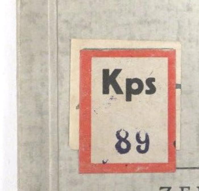 - (unbekannt), Überklebt: ; '[?]'. 