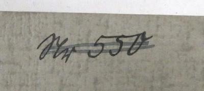 - (Deutsches Reich. Reichsarchiv. Bücherei ), Von Hand: Nummer; 'Nr. 550'. 
