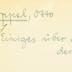 -, Von Hand: Notiz; 'o.J.'