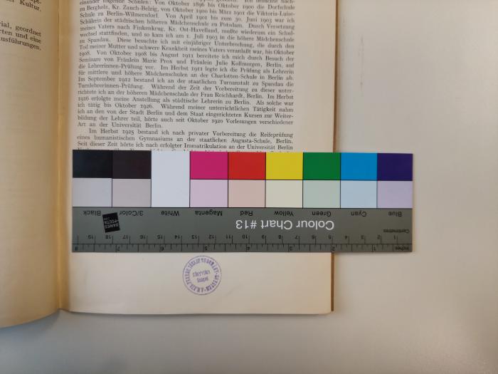 Gesch 873 : Die Ältere Bronzezeit in der Mark Brandenburg (Teil 1) (1933);-, Stempel: Name, Berufsangabe/Titel/Branche, Ortsangabe; 'A. M. Kir. Ferenc József Tudomany-Egyetem Könyvtara Szeged'