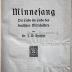 7/218 : Minnesang. Die Liebe im Liede des deutschen Mittelalters (1913)