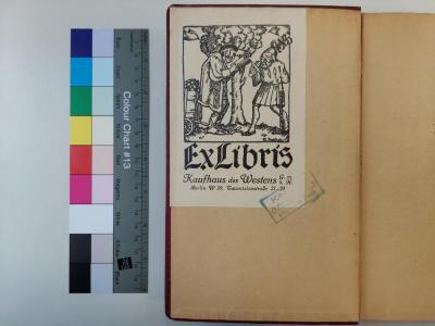 Gesch 720 : Putsche Staat und wir! (1931);-, Etikett: Exlibris; 'Ex Libris
Kaufhaus des Westens G. m. b. H.
Berlin W 50, Tauentzienstr. 21 - 24'