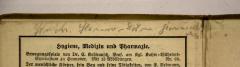 - (Strick.[?], [...]), Von Hand: Name, Ortsangabe; 'Strick.[?] Hannover-Döhren Giermannstr.[?]'. 