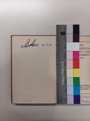 - (Behne, Adolf), Von Hand: Autogramm; 'A Behne. 22.IV.10.'. 
