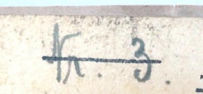 - (R. e. K.[?], Ortsgruppe Lindau [...] H.), Von Hand: Nummer; 'Nr. 3'. 