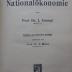 VII 5287 aa: Leitfaden zum Studium der Nationalökonomie (1920)