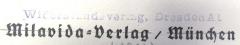 - (Widerstandsverlag), Stempel: Name; 'Widerstandsverlag, Dresden A[I?]'. 