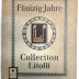 H 7171 : Fünfzig Jahre Collection Litolff. Haus-Chronik von Henry Litolff's Verlag Braunschweig. (1914)