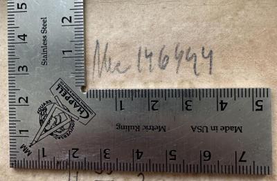 - (Landesbibliothek Posen), Von Hand: Nummer; 'Nc 146444'.  (Prototyp)