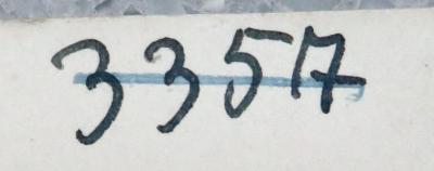- (NSDAP-Gauarchiv Südhannover-Braunschweig), Von Hand: Signatur; '3357'. 
