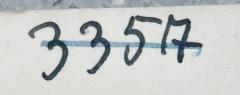 - (NSDAP-Gauarchiv Südhannover-Braunschweig), Von Hand: Signatur; '3357'. 