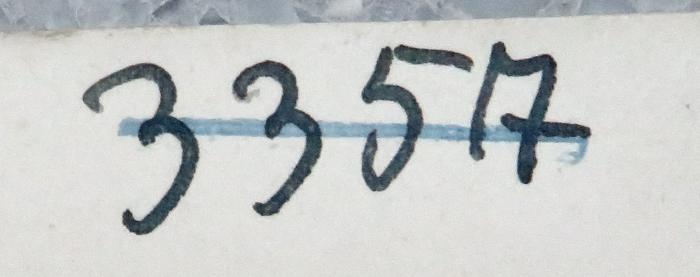 - (NSDAP-Gauarchiv Südhannover-Braunschweig), Von Hand: Signatur; '3357'. 