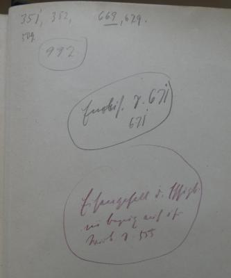 Kd 461 b 1,1: Lehrbuch der organischen Chemie (1907);- (Neuberg, Carl), Von Hand: Annotation, Notiz, Nummer. 