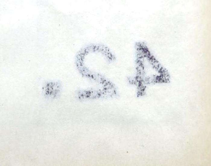 - (unbekannt), Stempel: Nummer; '42.'. 