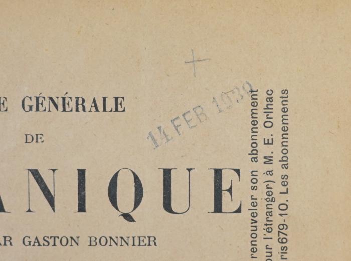 Stempel Titelblatt