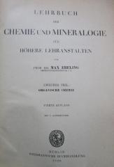 Kd 448 d 2: Lehrbuch der Chemie und Mineralogie für höhere Lehranstalten : Zweiter Teil: Organische Chemie (1928)
