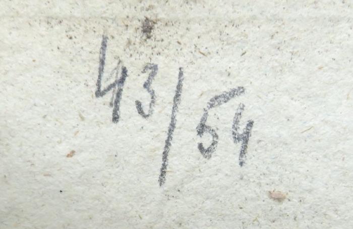 - (Antiquariat Alfred Wolf (Wien)), Von Hand: Nummer; '43/54'. 