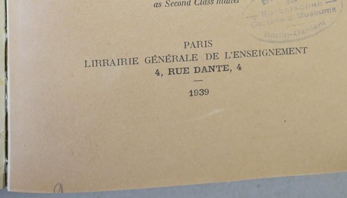 -, Von Hand: Notiz; 'a'