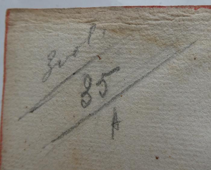  L'antiquité dévoilée par ses usages (1766);- (unbekannt), Von Hand: Nummer, Notiz; '[zool.]/35/A'. 