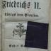  Hinterlassene Werke Friedrichs II. Königs von Preussen (1788)