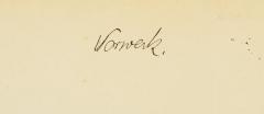 - (Vorwerk, Wilhelm), Von Hand: Name; 'Vorwerk'. 