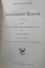 Bc 6 d: Neue Probleme der vergleichenden Erdkunde (1883)