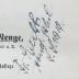 - (Specht[?], Fr.), Von Hand: Name, Datum, Berufsangabe/Titel/Branche; 'Fr. Specht[?] / stud. phil. S.S. 1919.'. 