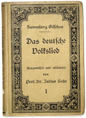 7/205 : Das deutsche Volkslied. Bd. 1. (1908)