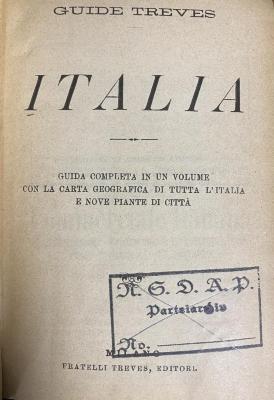 00/12763 : Italia. Guida completa in un volume (1913)