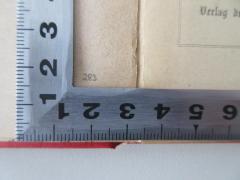 - (Wolfskehl, K.), Von Hand: Nummer, Exemplarnummer; '283'. 