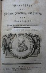  Grundsätze der Polizey, Handlung und Finanz : Zu dem Leitfaden des politischen Studiums (1787)