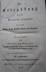  Die Kriegskunst durch Beispiele erläutert (1808)