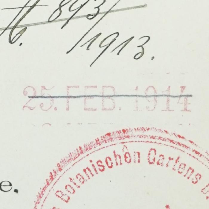 -, Stempel: Datum; '25. FEB. 1914'