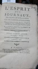  L' esprit des journaux, français et étrangers par une société de gens-de-lettres : Aout 1792, Tome VIII (1792)