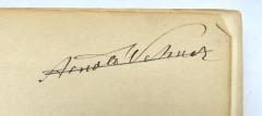 - (Wehner, Arnold), Von Hand: Autogramm; 'Arnold Wehner'. 