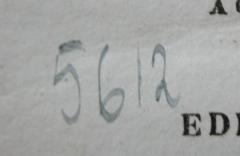 - (Jüdisch-Theologisches Seminar Fraenckel'scher Stiftung (Breslau) ), Von Hand: Signatur; '5612'. 