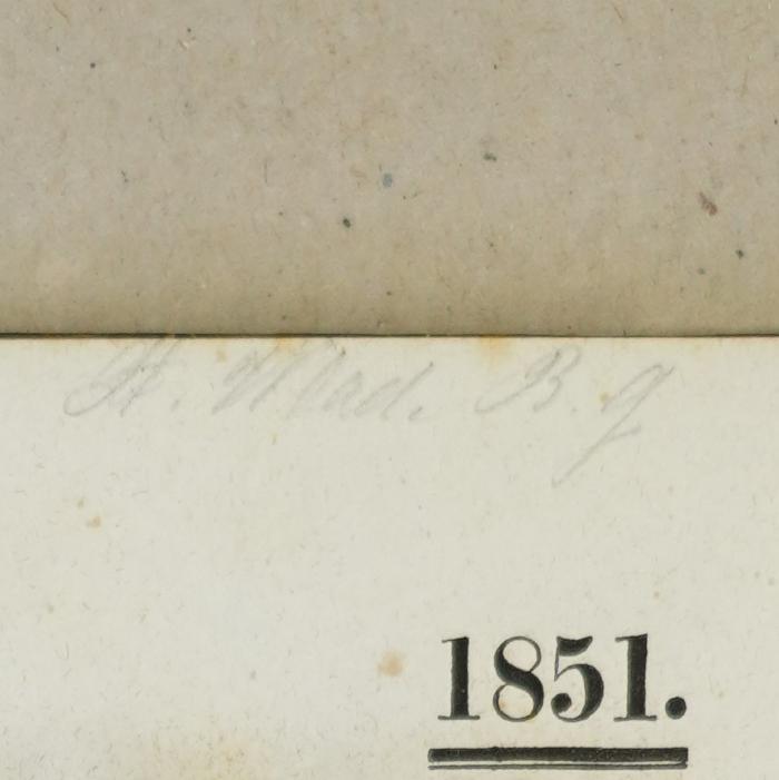 -, Von Hand: Notiz; '[...] Botanischer Garten'
