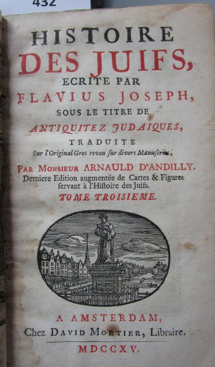  Histoire des Juifs : Tome troisieme (1715)