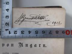 - (Brandstädter, Ivan), Von Hand: Autogramm, Datum; 'IBrandstädter 06'. 