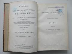 ausgesondert : Topographie der Historischen und Kunst-Denkmale. Der Politische Bezirk Mies. (1911)