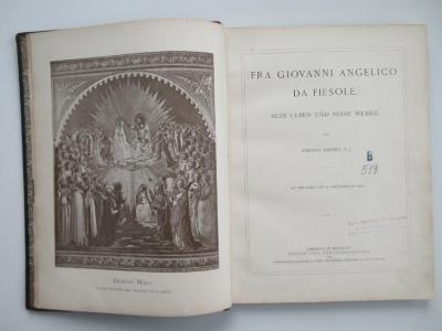 X-Ang-216e-495,1 rara : Fra Giovanni Angelico da Fiesole. Sein Leben und seine Werke. (1895)