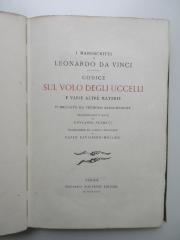 X-Leo-469c-493-rara-2 : I Manoscritti di Leonardo da Vinci codice sul Volo degli Uccelli e varie altre Materie. (1893)