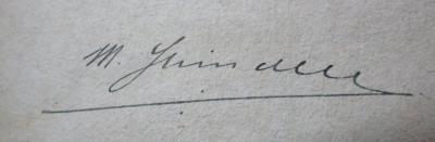  Über die Lehre des Spinoza in Briefen an den Herrn Moses Mendelssohn (1785);- (Heimann, M.), Von Hand: Autogramm, Name; 'M. Heimann'. 
