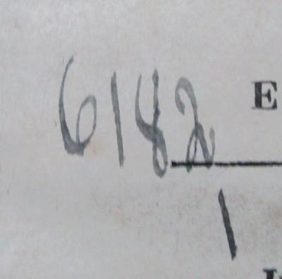  C. Cornelii Taciti Opera : cum indice rerum. Tomus I: Insunt: Annalium libri XVI. (1829);- (Jüdisch-Theologisches Seminar Fraenckel'scher Stiftung (Breslau) ), Von Hand: Signatur; '6182 1'. 