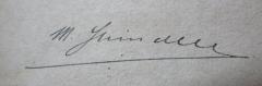 - (Heimann, M.), Von Hand: Autogramm, Name; 'M. Heimann'. 